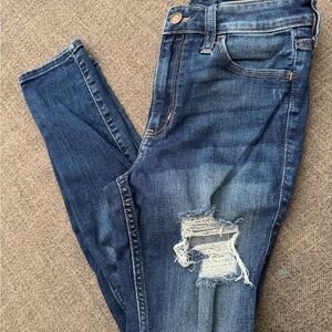 Hollister Soft Stretch Distressed Jeans
